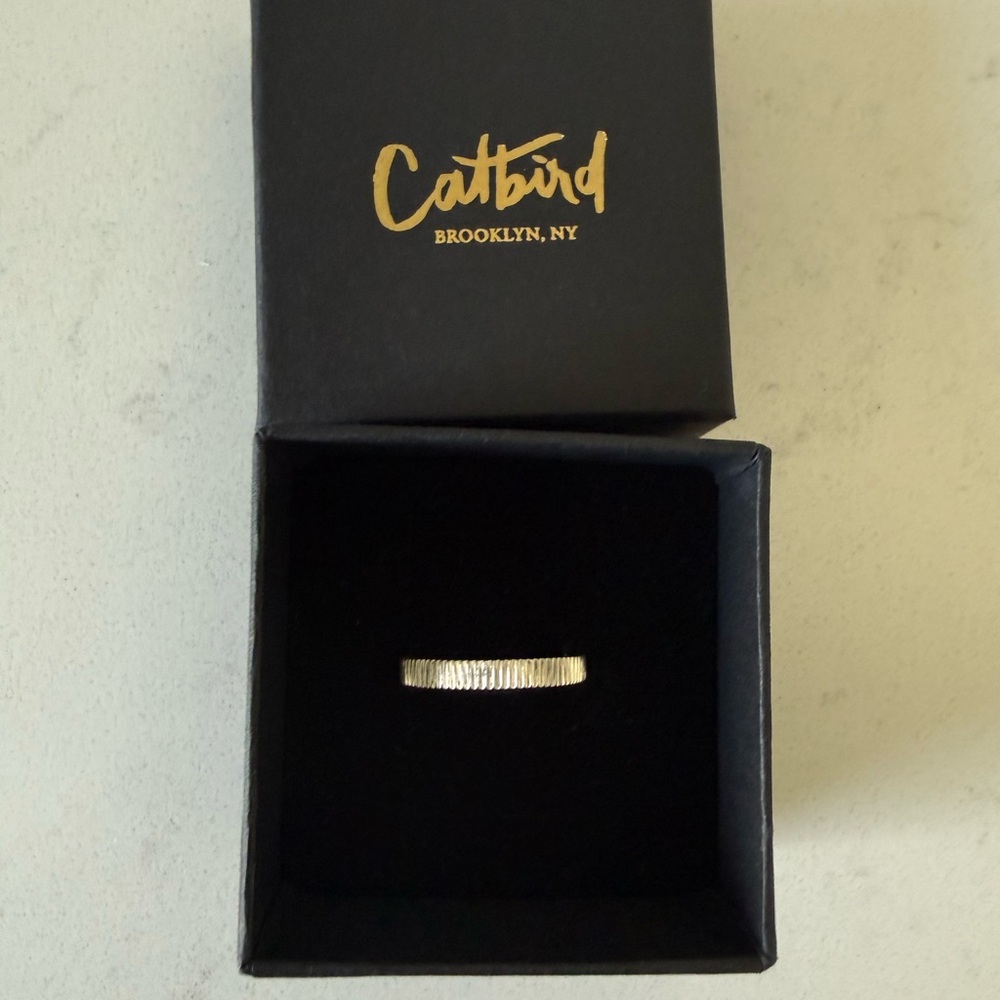 Catbird Grand Silver Fountain Ring